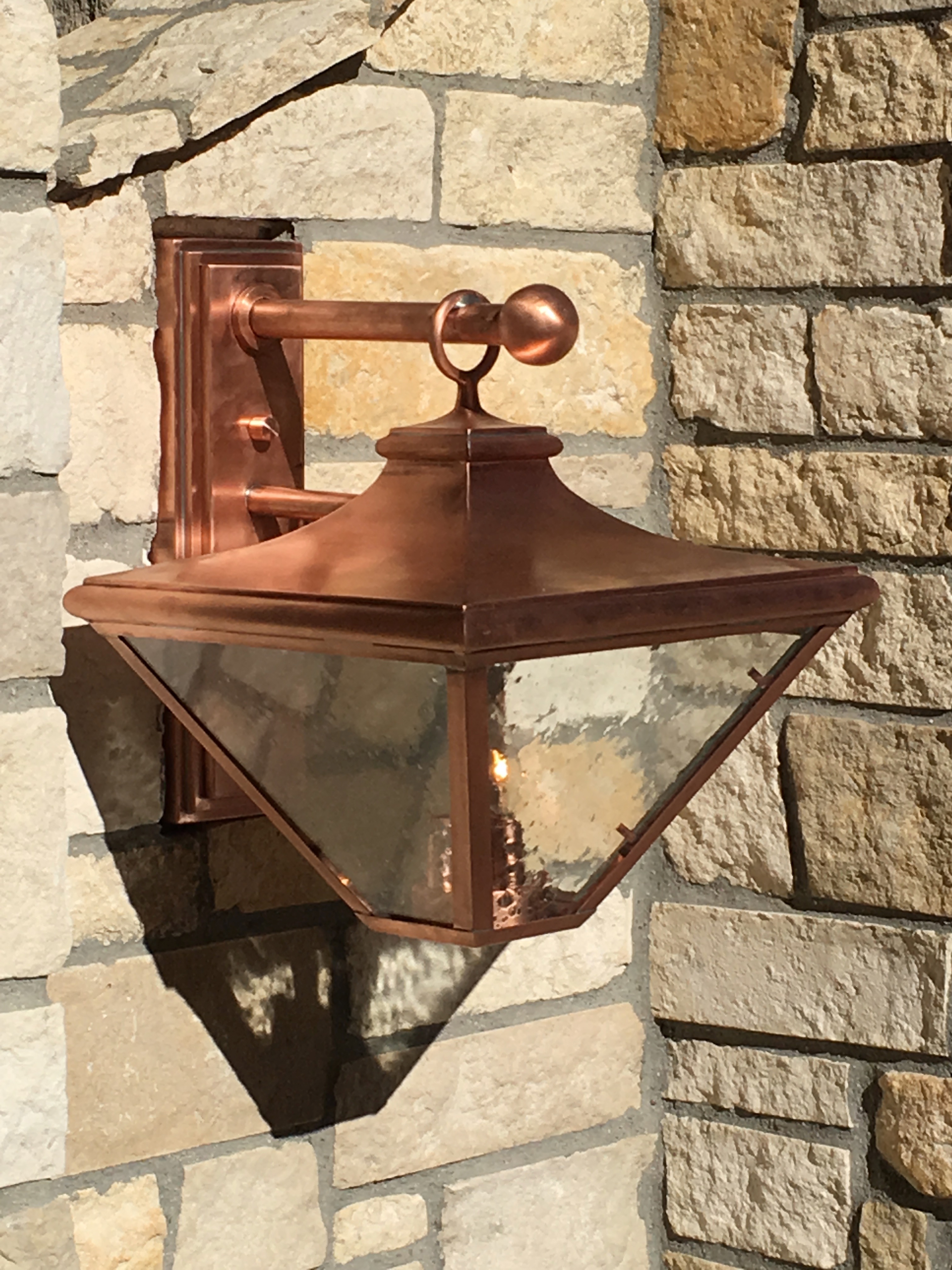 Roberts Iron Works - Copper Wall Lantern