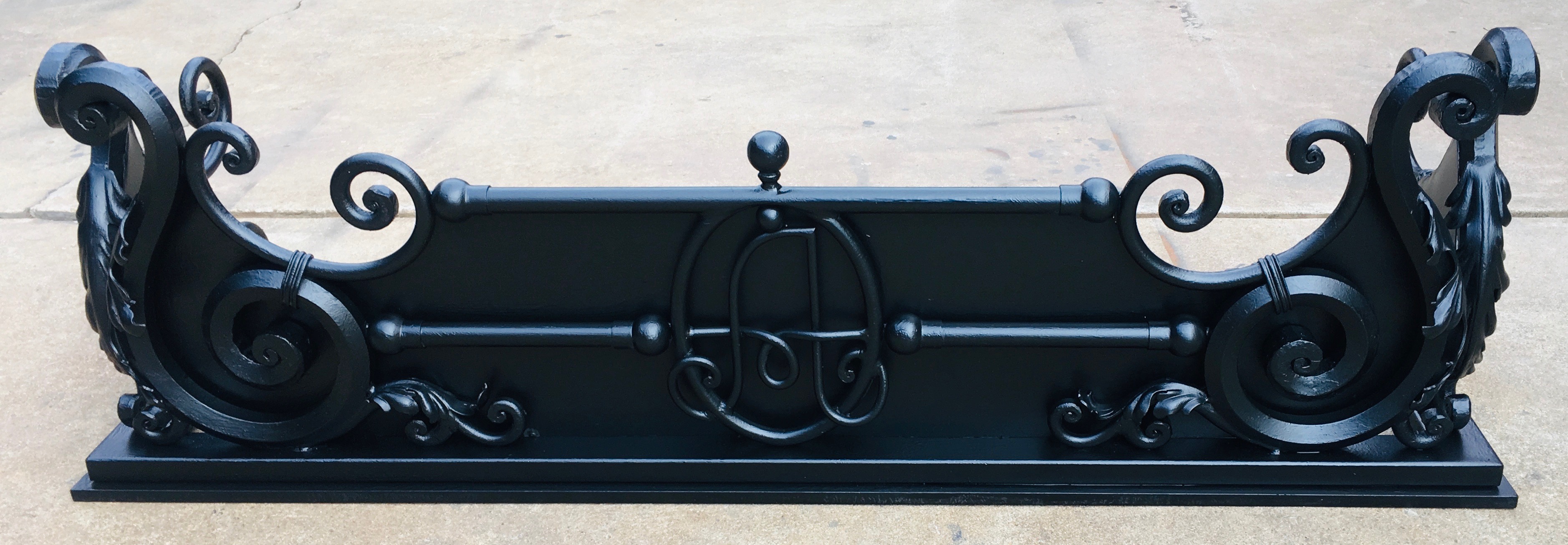 Roberts Iron Works - Custom Hand forged Fireplace fender