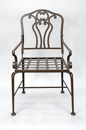 Roberts Iron Works - Hand Forged Iron Chair D1