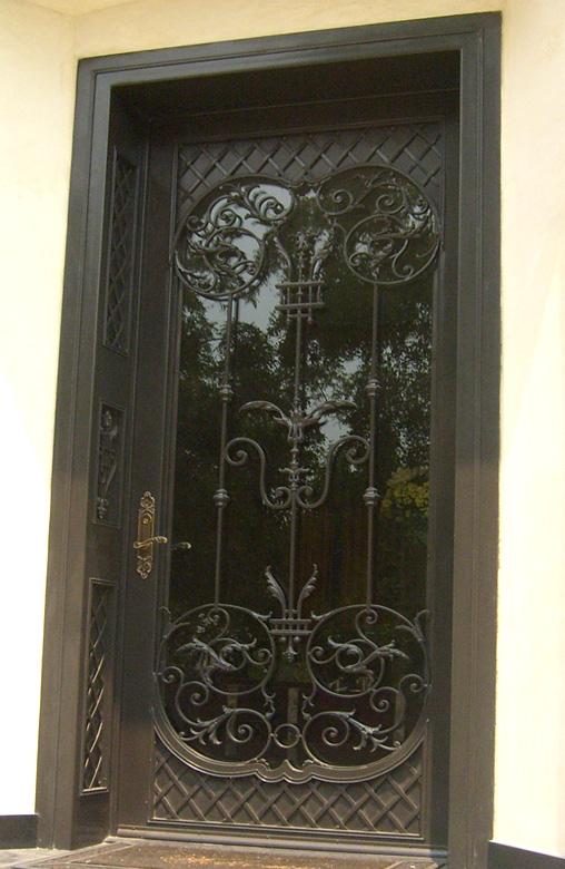 Roberts Iron Works - Hand Forged Iron Doors D5
