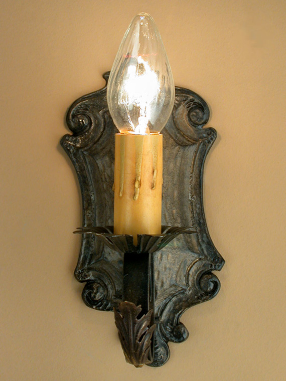 Roberts Iron Works - Hand Crafted Aluminum/Steel Sconce D8